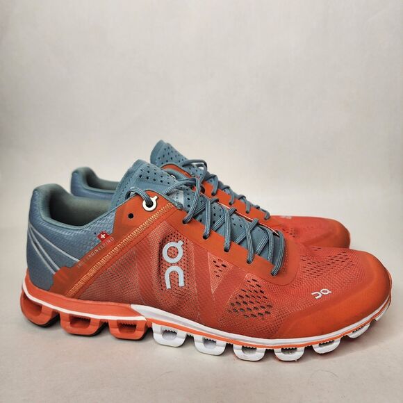 On Cloudflow Shoes Running Athletic Gym Sneakers Mens 7 Womens 8.5 Orange main image 12